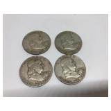 1960 Franklin Half Dollars