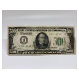 1928 $500 Federal Reserve Note