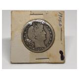 1915 Barber Half Dollar