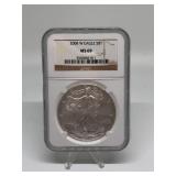 2008 Silver Eagle Dollar 1 Troy oz. .999 Fine