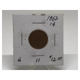 1862 Indian Head Penny