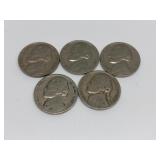 1941 Jefferson Nickels