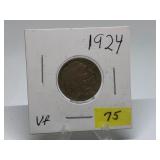 1924 Buffalo Nickel Graded Very Fine Condition by