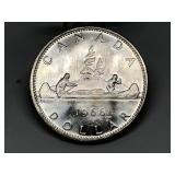 1966 Canadian Silver Dollar