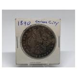 1890-CC Morgan Dollar