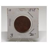 1838 Large Cent