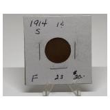 1914-S Lincoln Wheat Penny