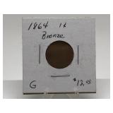 1864 Indian Head Penny (Bronze)