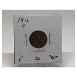 1912-S Lincoln Wheat Penny