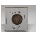 1908 Barber Quarter