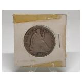 1853 Seated Liberty Half with Arrows