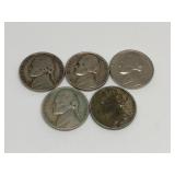 1939-1963 Jefferson Nickels
