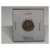 1943-S Mercury Dime