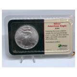 2004 Silver Eagle Dollar 1 Troy oz. .999 Fine