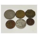 Foreign Coins & Tokens