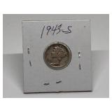 1943-S Mercury Dime