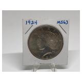 1924 Peace Dollar