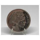 Buffalo-Indian 1 Troy oz. .999 Fine Silver