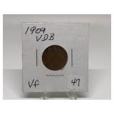 1909 VDB Lincoln Penny Graded VG