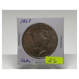 1923 Peace Dollar Graded CHBU