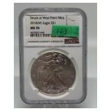 2018-W Silver Eagle NGC MS70