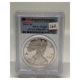 2011-W Silver Eagle Proof PCGS PR69DCAM "First St