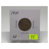 1934 Buffalo Nickel Graded XF