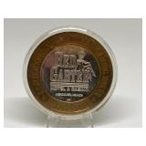 Red Garter .999 Silver Casino Token