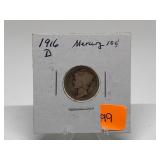 1916-D Mercury Dime - KEY DATE