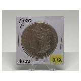 1900-S Morgan Dollar Graded AU53