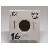 1865 Indian Head Penny Graded G