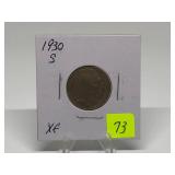 1930-S Buffalo Nickel Graded XF