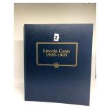 1909-1995 Whitman Lincoln Coin Album W/80 Pennies