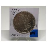 1879-O Morgan Dollar Graded AU58