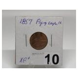 1857 Flying Eagle Cent XF+