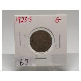 1923-S Buffalo Nickel Graded G/VG