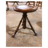 Victorian Adjustable Piano Stool