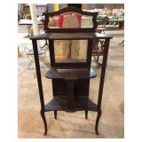 Victorian Mahogany Mirrored Hall Stand