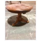Oak Claw Foot Pedestal Table