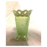 Uranium Glass Bud Vase
