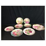 Vintage Hand Painted Porcelain Plates