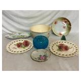 Vintage Porcelain Glass Items As-Is