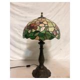 Tiffany Style Floral Stained Glass Lamp