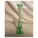 Swung Art Glass Bud Vase