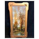 Vintage Oil Painting Autumn Landscape