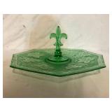 Uranium Glass Serving Tray