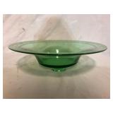Uranium Glass Bowl Vaseline Glass