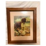On Guard Antique Framed Print