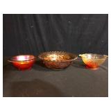 Vintage Carnival Glass Bowls