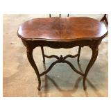 French Louis XV Carved Walnut Table
